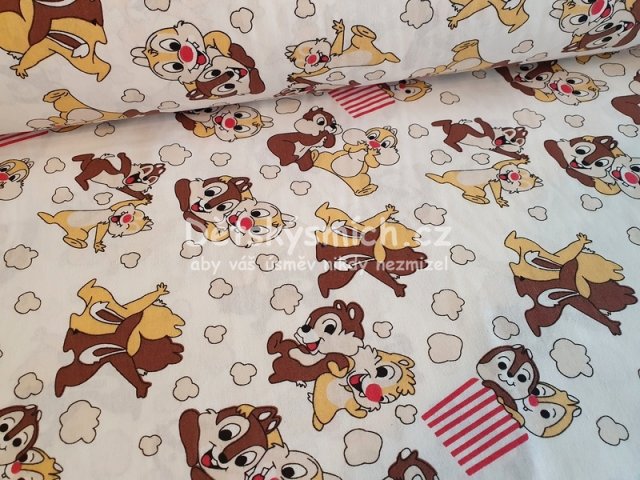 Bavlnn ltka metr e 240 cm - Rychl rota Chip a Dale - Kliknutm na obrzek zavete