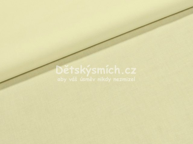 Metr bavlna e 240 cm - smetanov - Kliknutm na obrzek zavete
