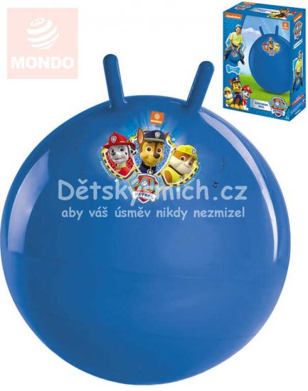 MONDO M nafukovac skkac Tlapkov Patrola 50cm hopsadlo oran - Kliknutm na obrzek zavete