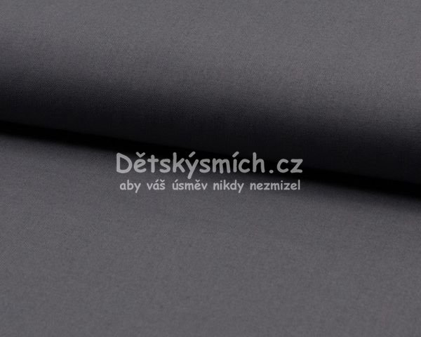 Metr bavlna e 240 cm - tmav ed (antracit) - Kliknutm na obrzek zavete