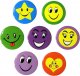 Odznak smajlk velk barevn 4,5cm rzn druhy