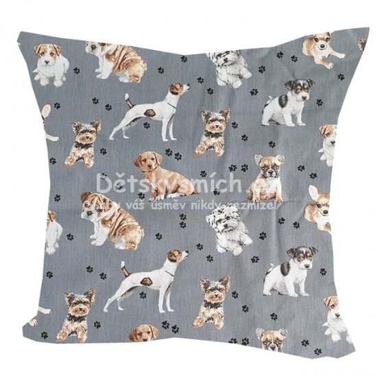 Povlak na pol�t�� �t���tka na tmav� �ed� - Kliknut�m na obr�zek zav�ete