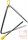 BINO Triangl kovový hudební nástroj