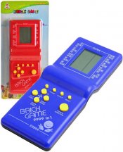 Hra retro digitln Brick Game Tetris na baterie na kart 4 barv