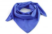 Bavlněný šátek - barva azurově modrá [uni-24]