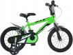 ACRA Dětské kolo Dino Bikes zelené chlapecké 16" balanční kolečk
